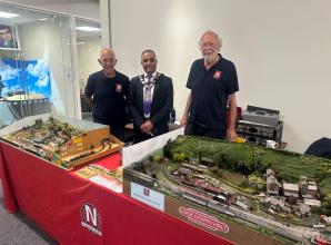 Hundreds attend to view railway layouts at first Slough Model Railway Exhibition