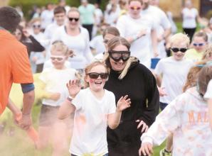 Colour run fun for Twyford's contribution to The Big Help Out