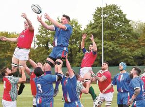 Civil Service Wales overcome England at Braywick Park in charity rugby event