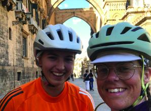 Cross-continent charity bike ride raises more than £8000