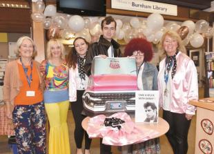 Time-travelling celebrations begin for Burnham Library's 50th anniversary