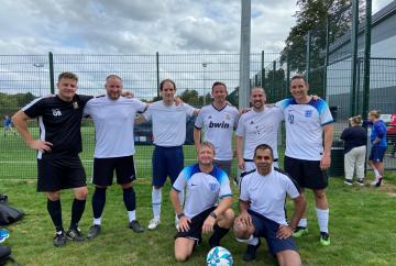Oldfield School dads win charity football tournament for second year