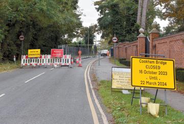 First week of maintenance works on Cookham Bridge gets underway